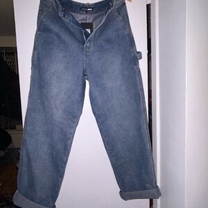Fashion Nova Women's Relaxed Blue Jeans